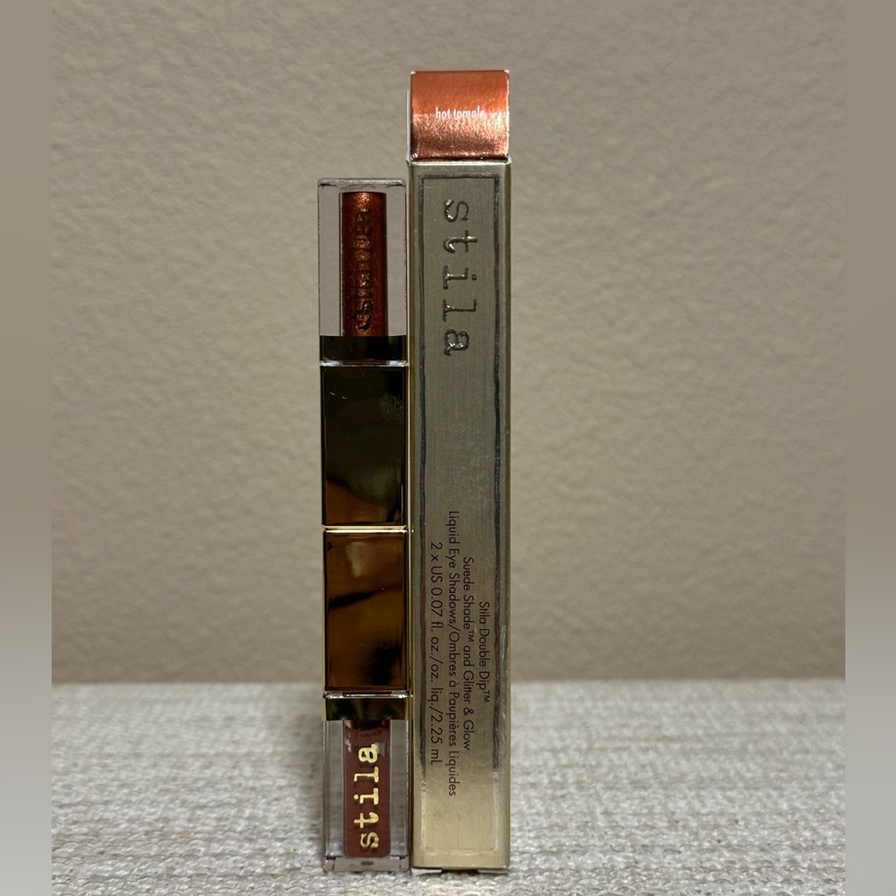Stila Double Dip Liquid Eye Shadow, Hot Tamale, NIB